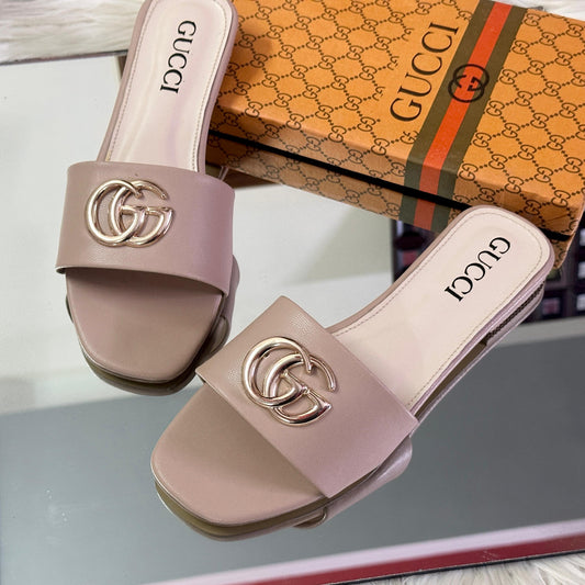 GUCCI Premium Slippers – 2 Colours (Beige)