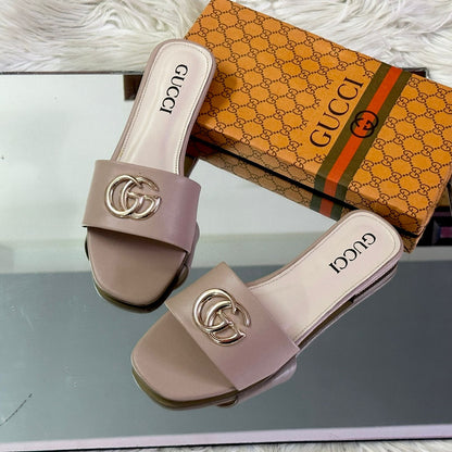 GUCCI Premium Slippers – 2 Colours (Beige)