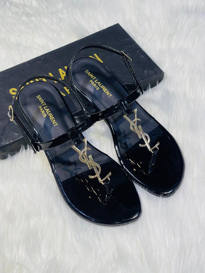 Saint Laurent Sandals – Restocked Edition (Black)