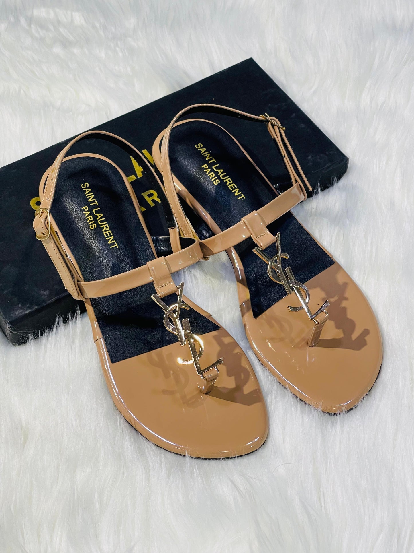 Saint Laurent Sandals – Restocked Edition (Brown)