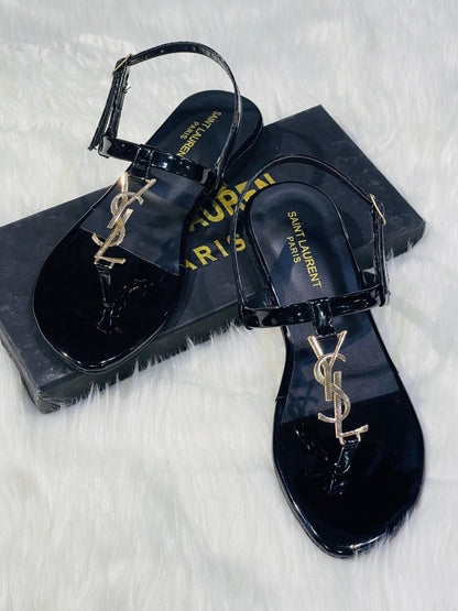 Saint Laurent Sandals – Restocked Edition (Black)