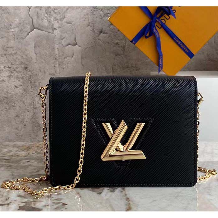 Louis Vuitton New Logo Crossbody Bag – Chic Edition (Black)