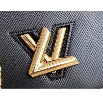 Louis Vuitton New Logo Crossbody Bag – Chic Edition (Black)