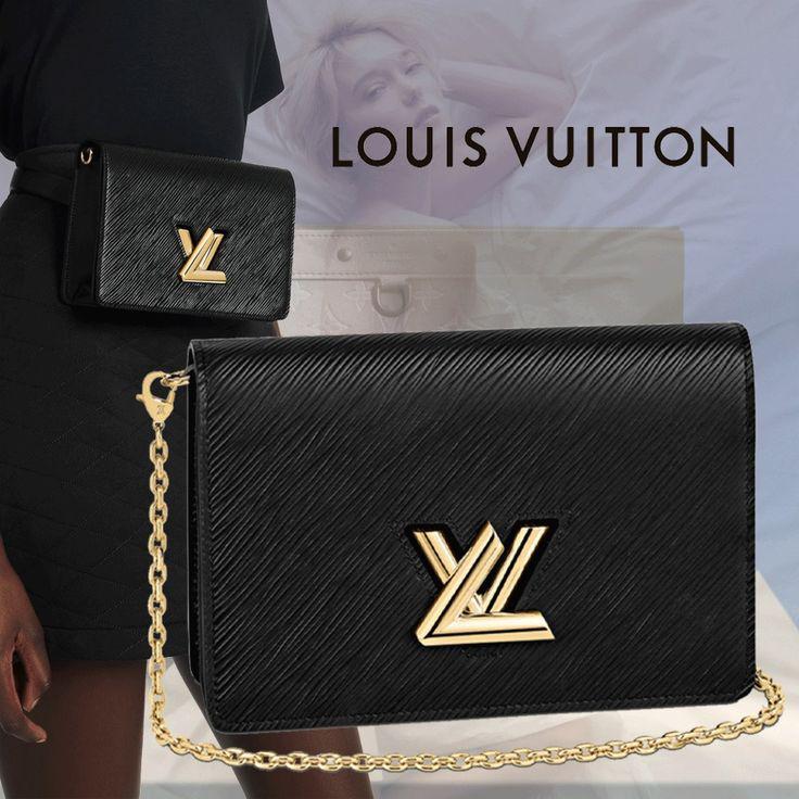 Louis Vuitton New Logo Crossbody Bag – Chic Edition (Black)