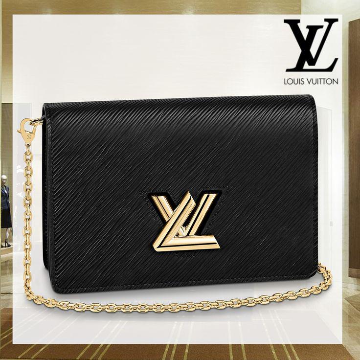 Louis Vuitton New Logo Crossbody Bag – Chic Edition (Black)