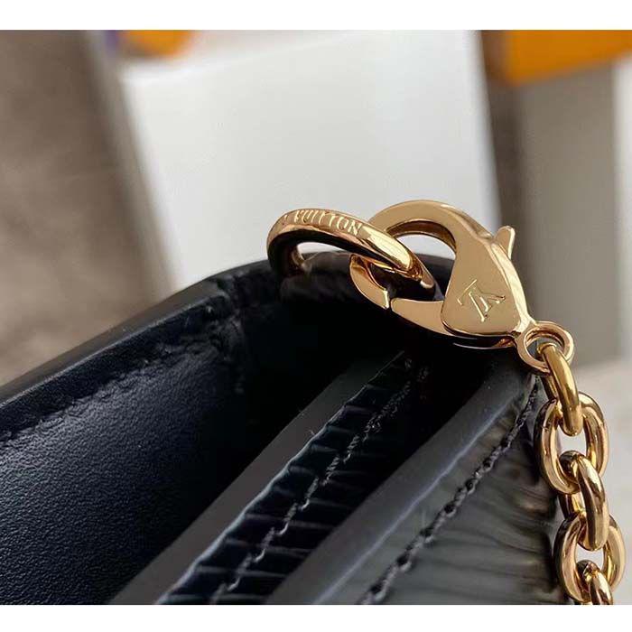 Louis Vuitton New Logo Crossbody Bag – Chic Edition (Black)