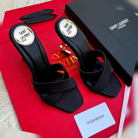 YSL Signature Heels – Luxury Edition (Black)