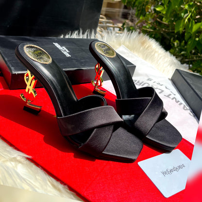 YSL Signature Heels – Luxury Edition (Black)