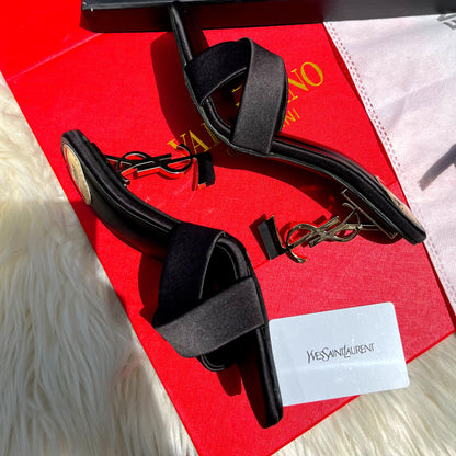 YSL Signature Heels – Luxury Edition (Black)