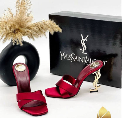 New Arrival: YSL Designer Heels – Premium Edition (Maroon)