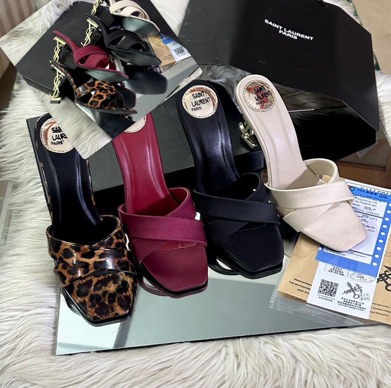 New Arrival: YSL Designer Heels – Premium Edition (Maroon)