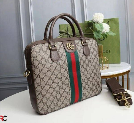 GUCCI Signature Handbag – Premium Edition (Brown-Grey)