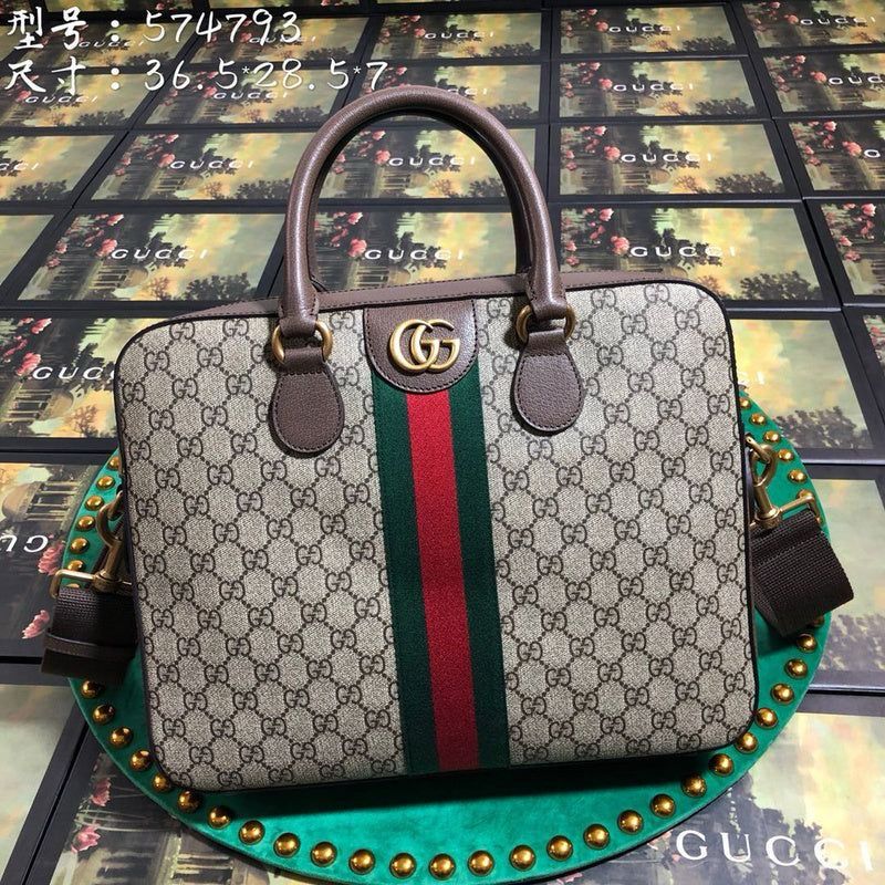 GUCCI Signature Handbag – Premium Edition (Brown-Grey)