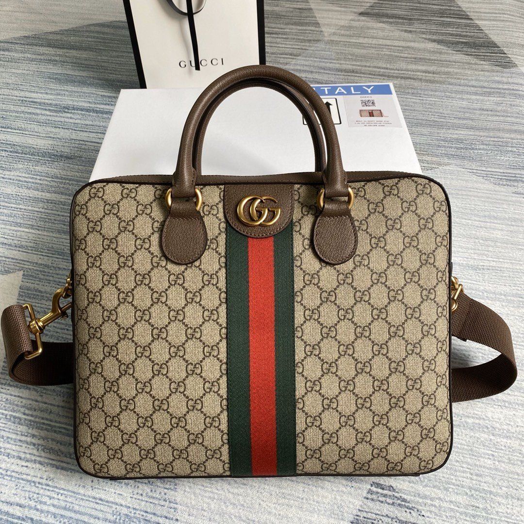 GUCCI Signature Handbag – Premium Edition (Brown-Grey)