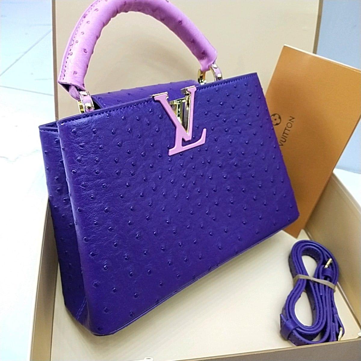 Louis Vuitton Capucines – Crystal Cruise 2025 Edition (Blue/Purple)