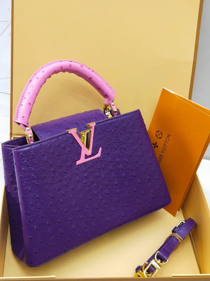 Louis Vuitton Capucines – Crystal Cruise 2025 Edition (Blue/Purple)