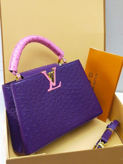 Louis Vuitton Capucines – Crystal Cruise 2025 Edition (Blue/Purple)