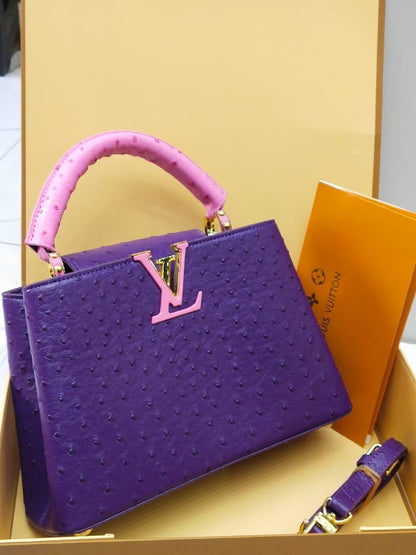 Louis Vuitton Capucines – Crystal Cruise 2025 Edition (Blue/Purple)