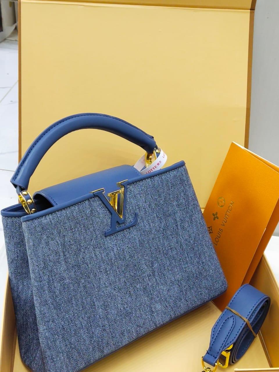 Louis Vuitton Capucines – Crystal Cruise 2025 Edition (Sky Blue)