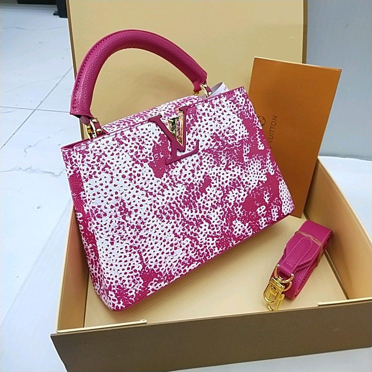 Louis Vuitton Capucines – Crystal Cruise 2025 Edition (Pink)