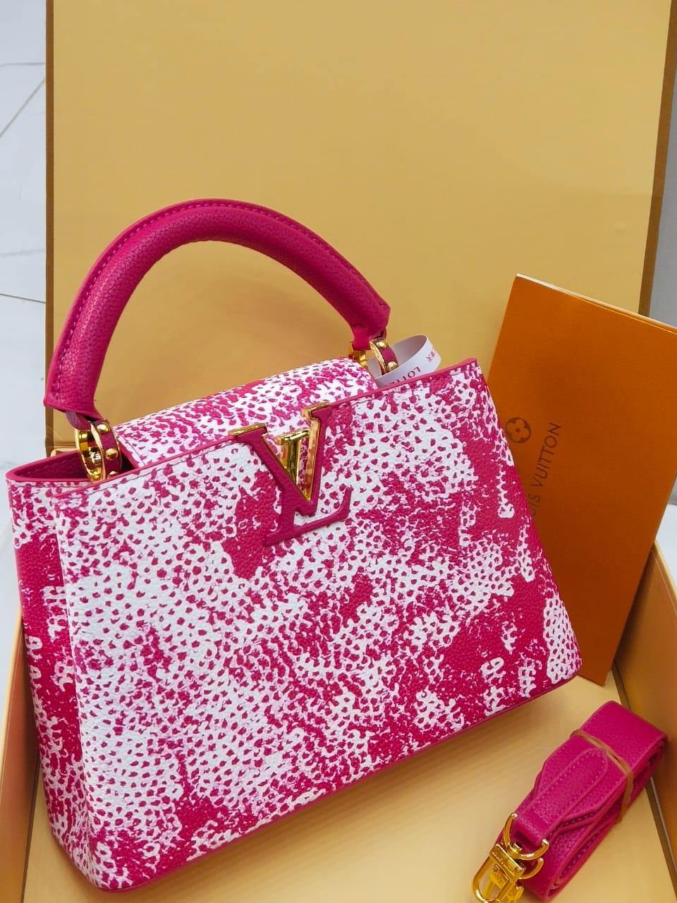 Louis Vuitton Capucines – Crystal Cruise 2025 Edition (Pink)