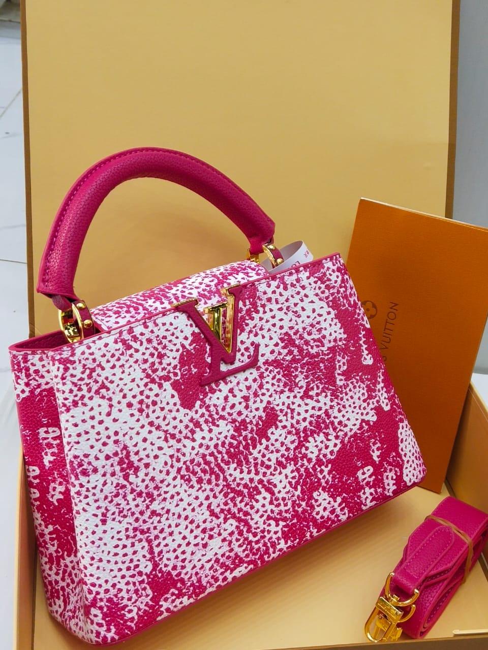 Louis Vuitton Capucines – Crystal Cruise 2025 Edition (Pink)