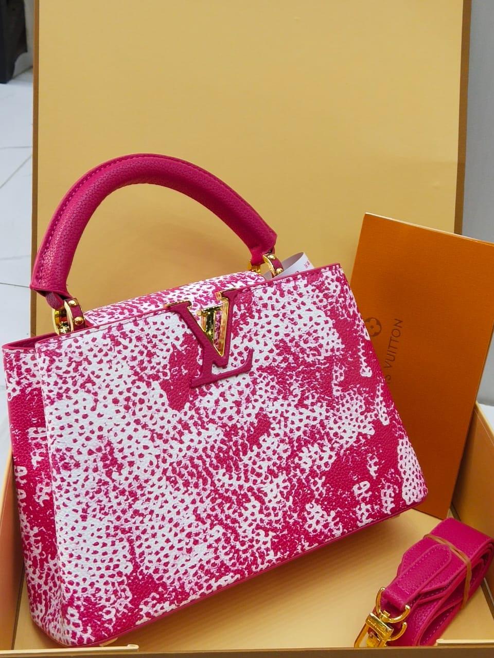Louis Vuitton Capucines – Crystal Cruise 2025 Edition (Pink)