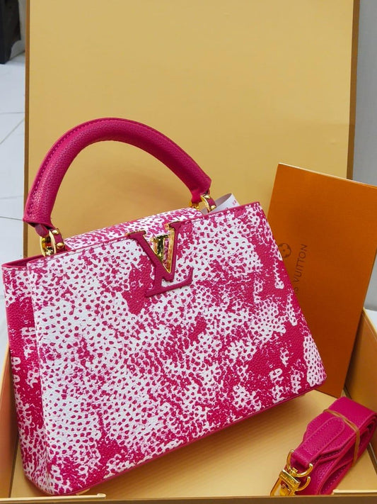 Louis Vuitton Capucines – Crystal Cruise 2025 Edition (Pink)