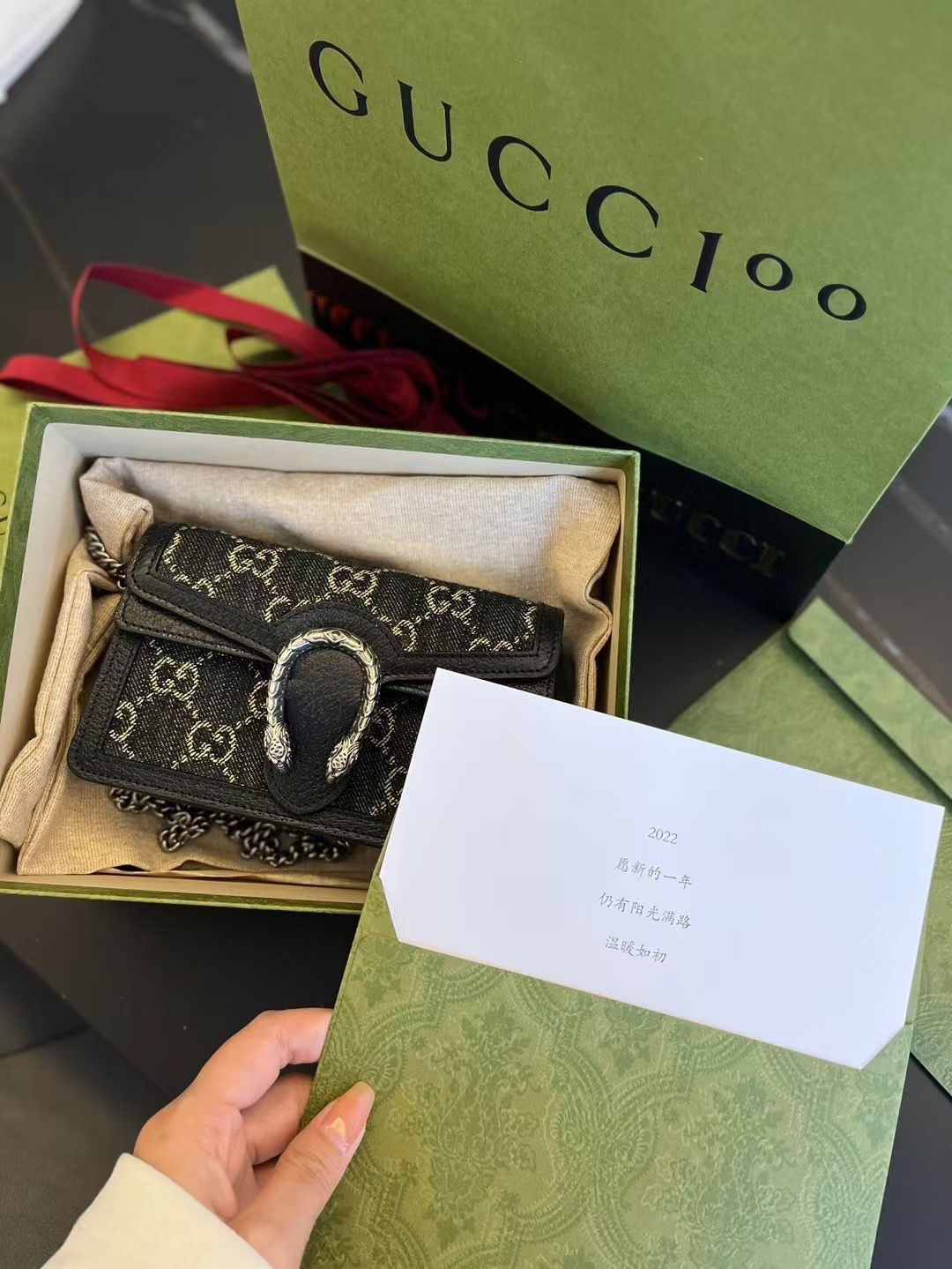 Gucci Dionysus Mini GG – Premium Leather Edition (Black)