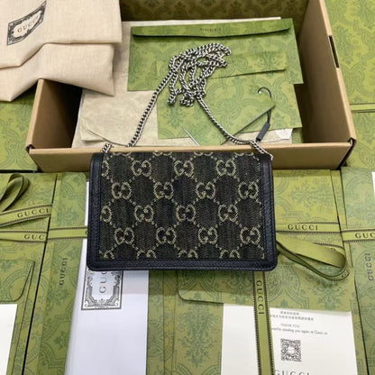 Gucci Dionysus Mini GG – Premium Leather Edition (Black)