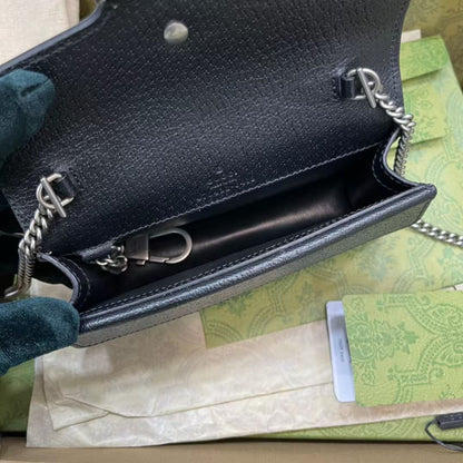 Gucci Dionysus Mini GG – Premium Leather Edition (Black)