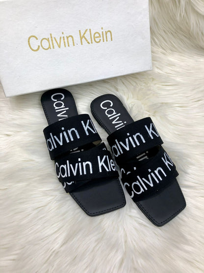 Calvin Klein Slippers – Supreme Comfort & Style (Black)