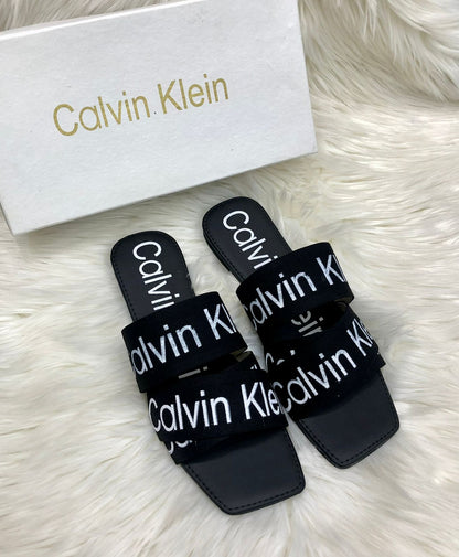 Calvin Klein Slippers – Supreme Comfort & Style (Black)