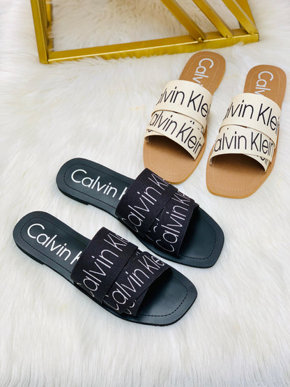 Calvin Klein Slippers – Supreme Comfort & Style (Black)
