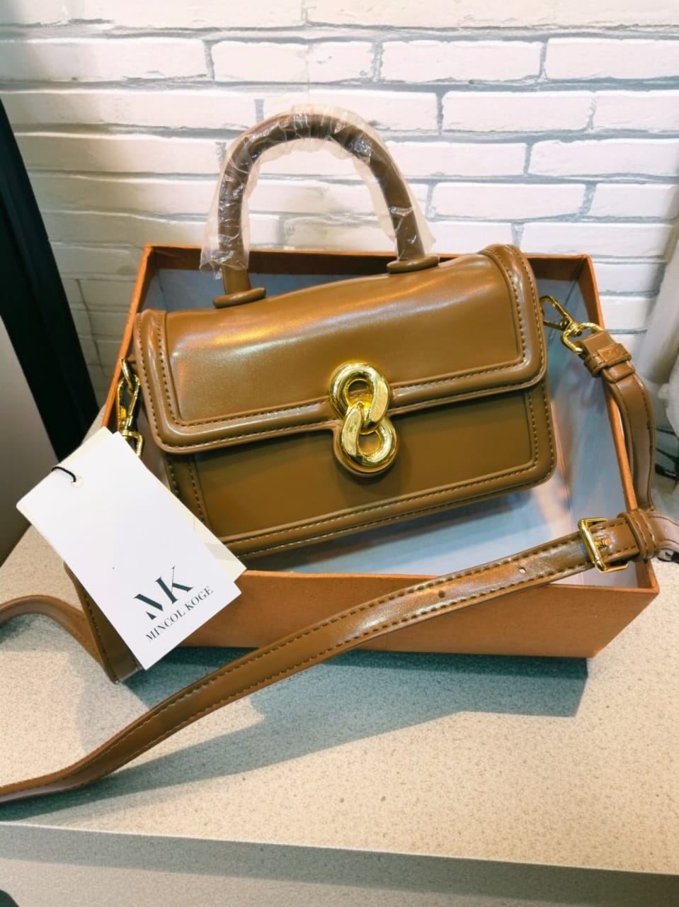 MINCOL KOGE Crossbody Bag – Premium Edition (Brown)