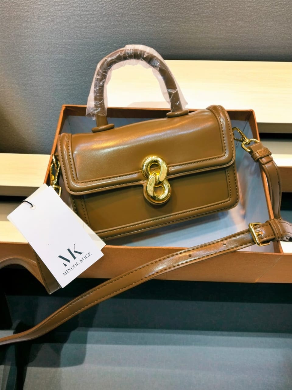 MINCOL KOGE Crossbody Bag – Premium Edition (Brown)