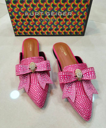 Kurt Geiger Premium Mules – Restocked (Pink)