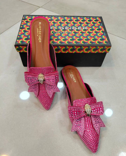 Kurt Geiger Premium Mules – Restocked (Pink)