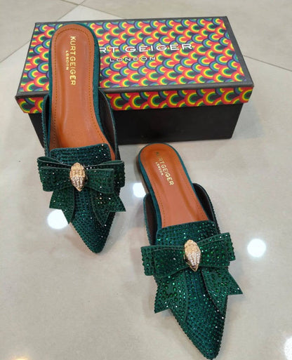 Kurt Geiger Premium Mules – Restocked (Green)