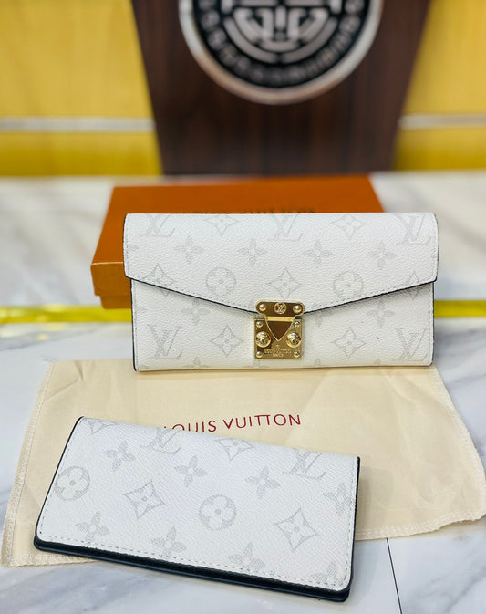 LOUIS VUITTON-Inspired Clutch/Wallet – Premium Quality Women Bag at Sale Price(White)