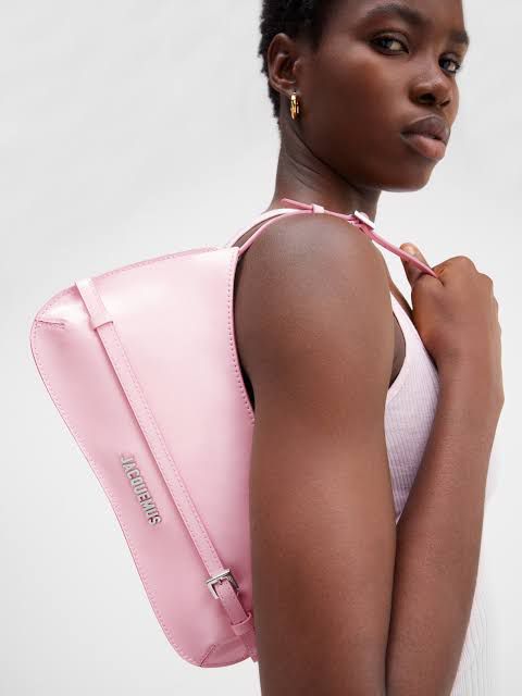 JACQUEMUS-Inspired Crossbody – Master Quality Women Bag with Full Branding(off pink)