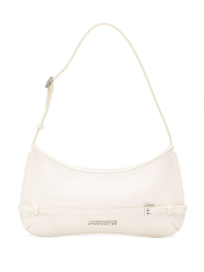 JACQUEMUS-Inspired Crossbody – Master Quality Women Bag with Full Brandin (white)