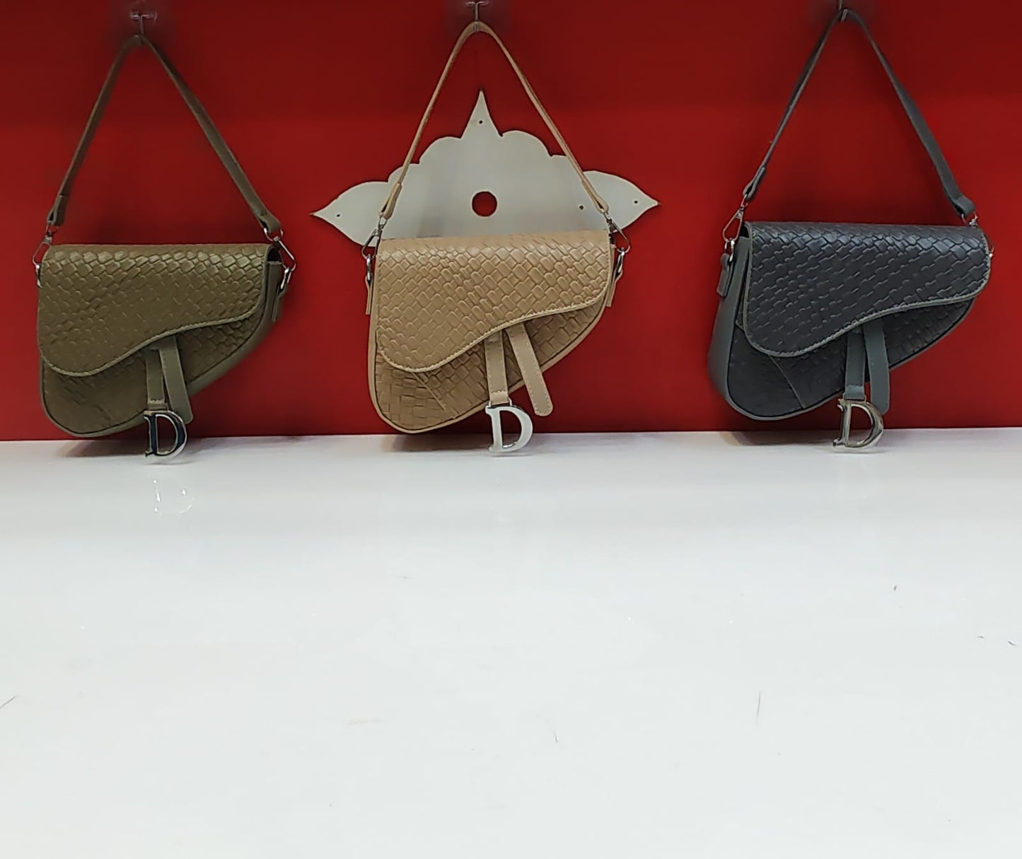 DIOR Saddle Crossbody – High Quality Women Bag (Small Size)(Beige)