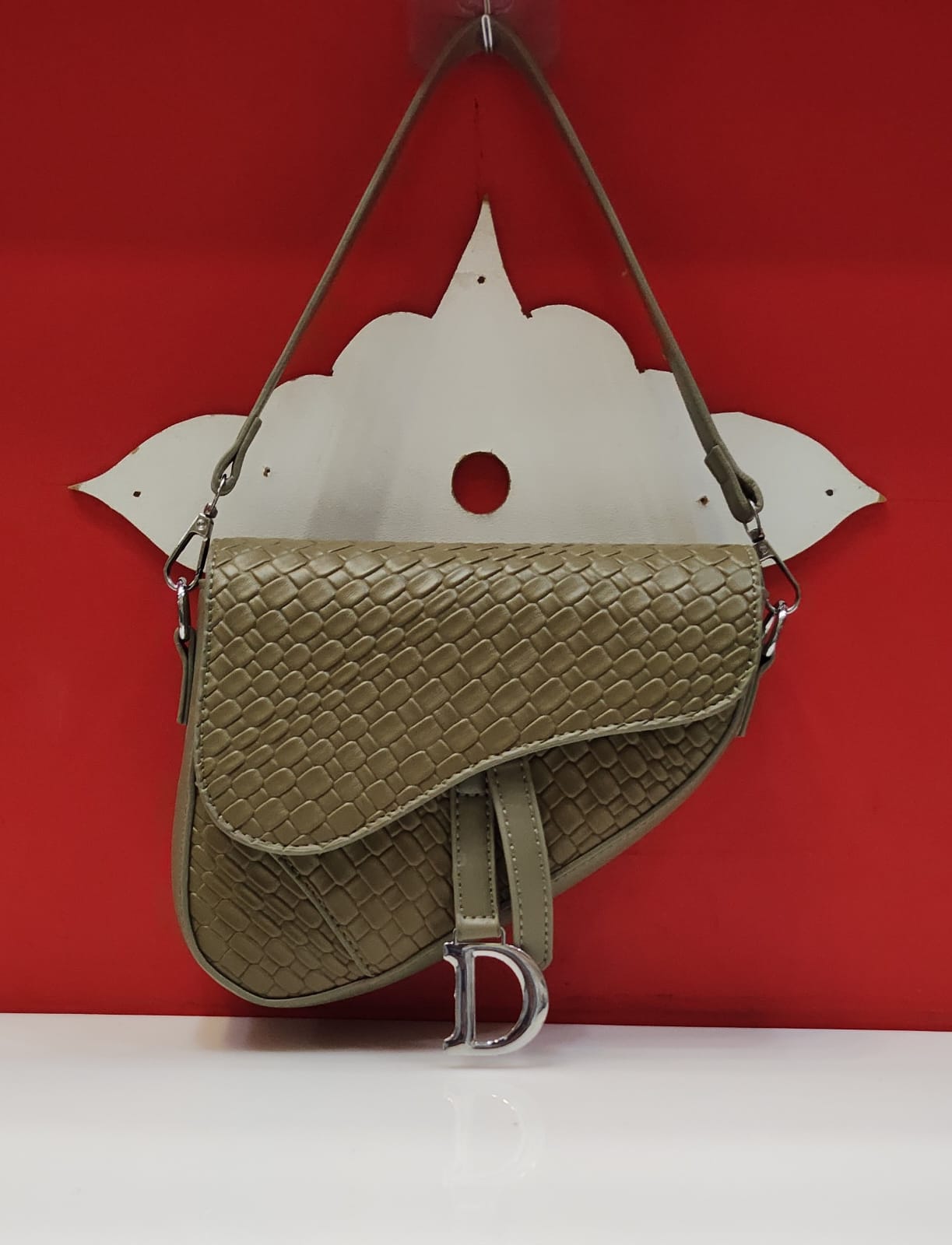 DIOR Saddle Crossbody – High Quality Women Bag (Small Size)(Brown)