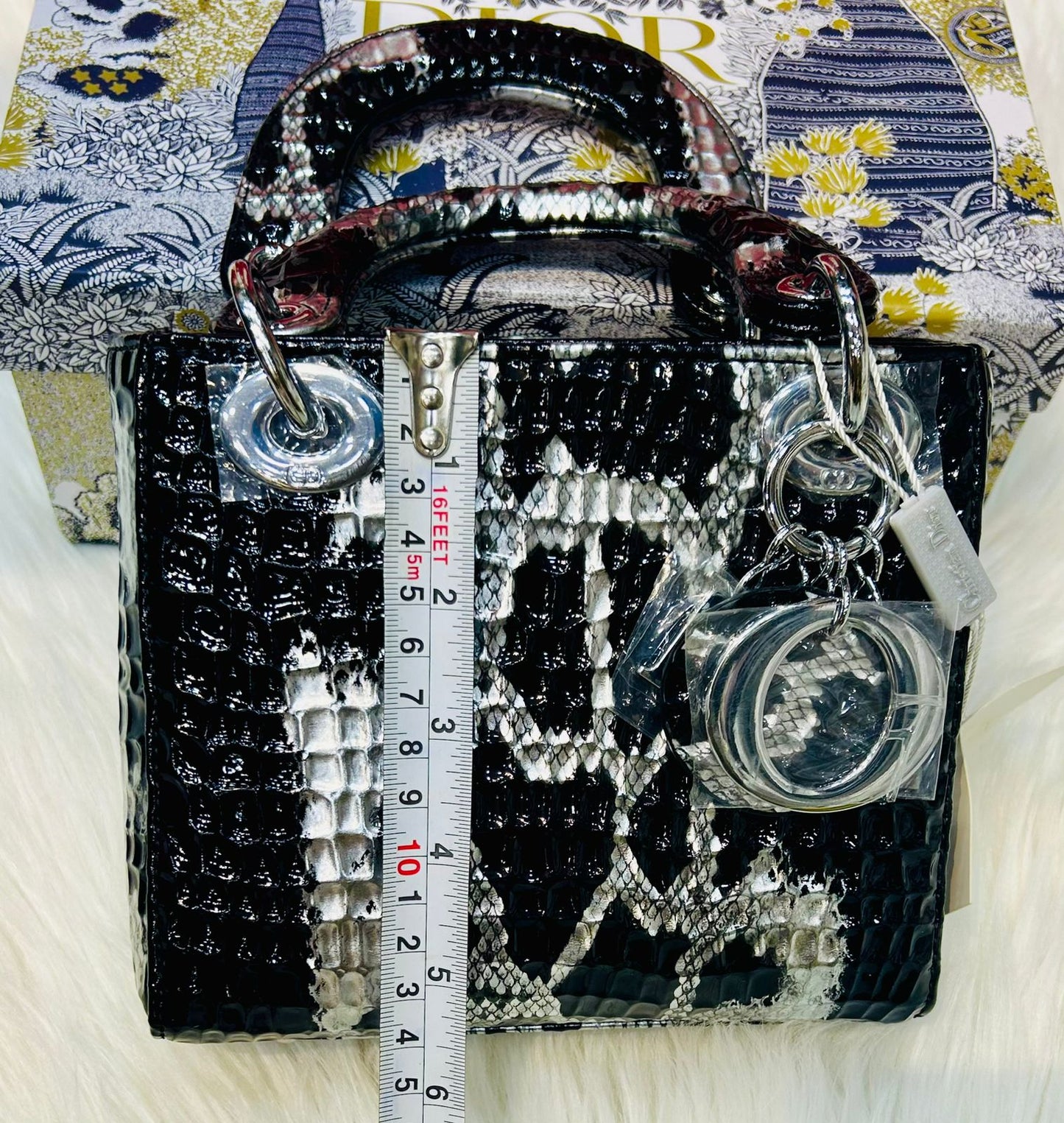 LADY DIOR-Inspired Handbag – Premium Quality Women Bag (Black)