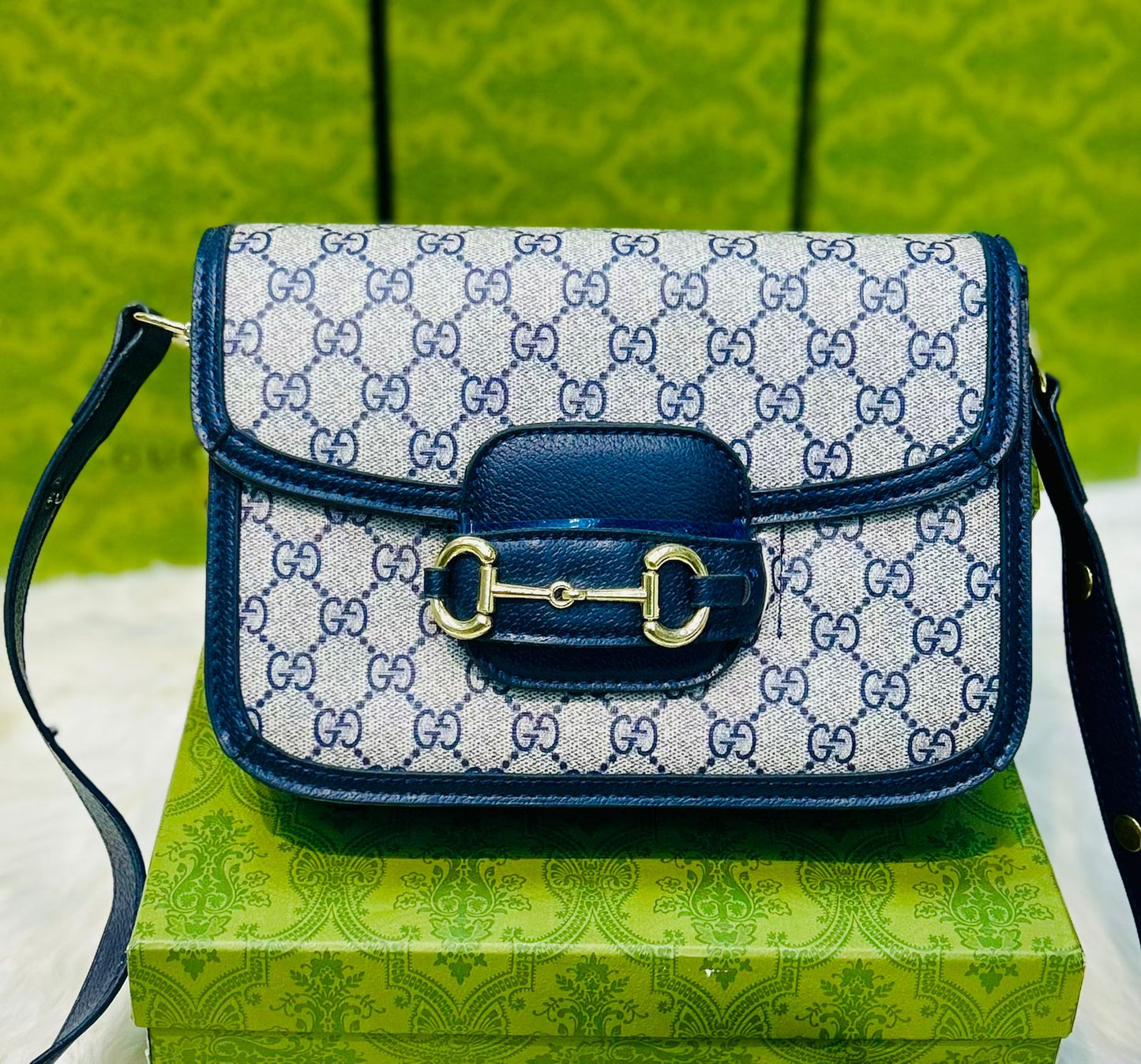 GUCCI Official-Inspired Model – AAA Quality Women Bag with Full Packaging(Blue)