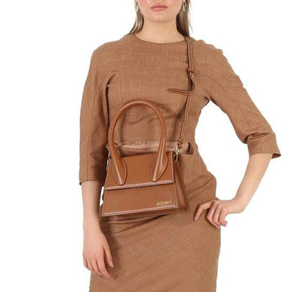 JACQUEMUS Le Grand Chiquito – Luxury Tote Women Bag with Strap & Full Packaging(Brown)