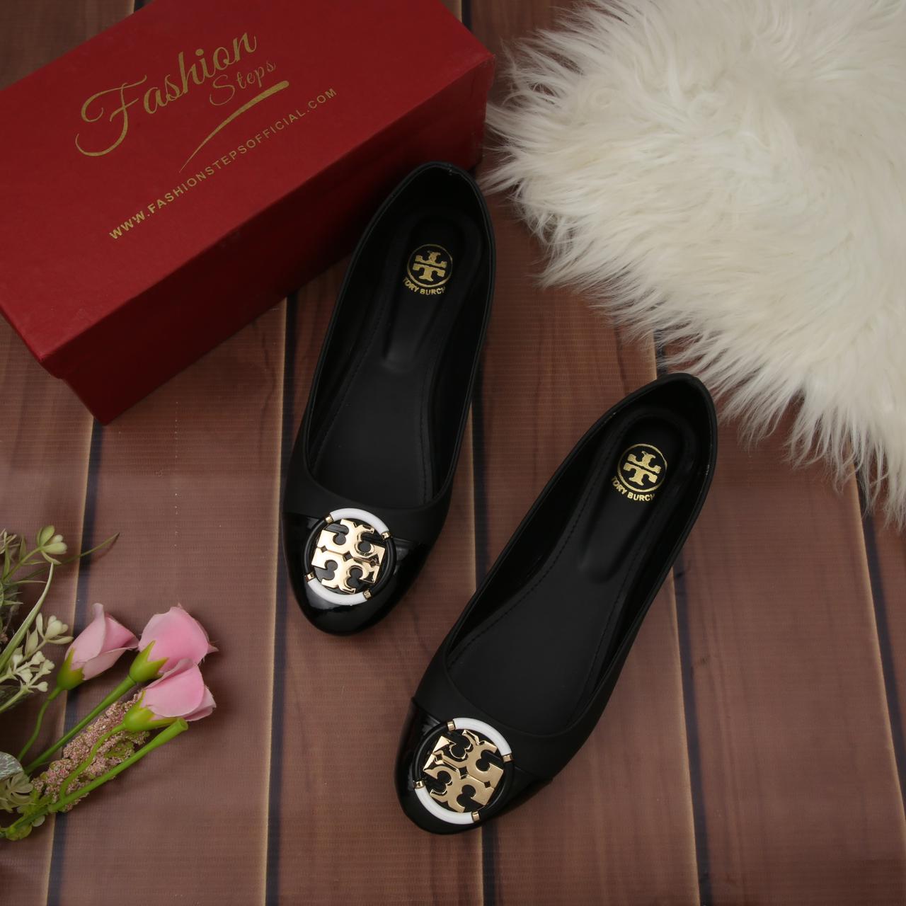 TORY BURCH-Inspired Stylish Pumps – Premium Women Footwear in Beautiful Colours(Black)