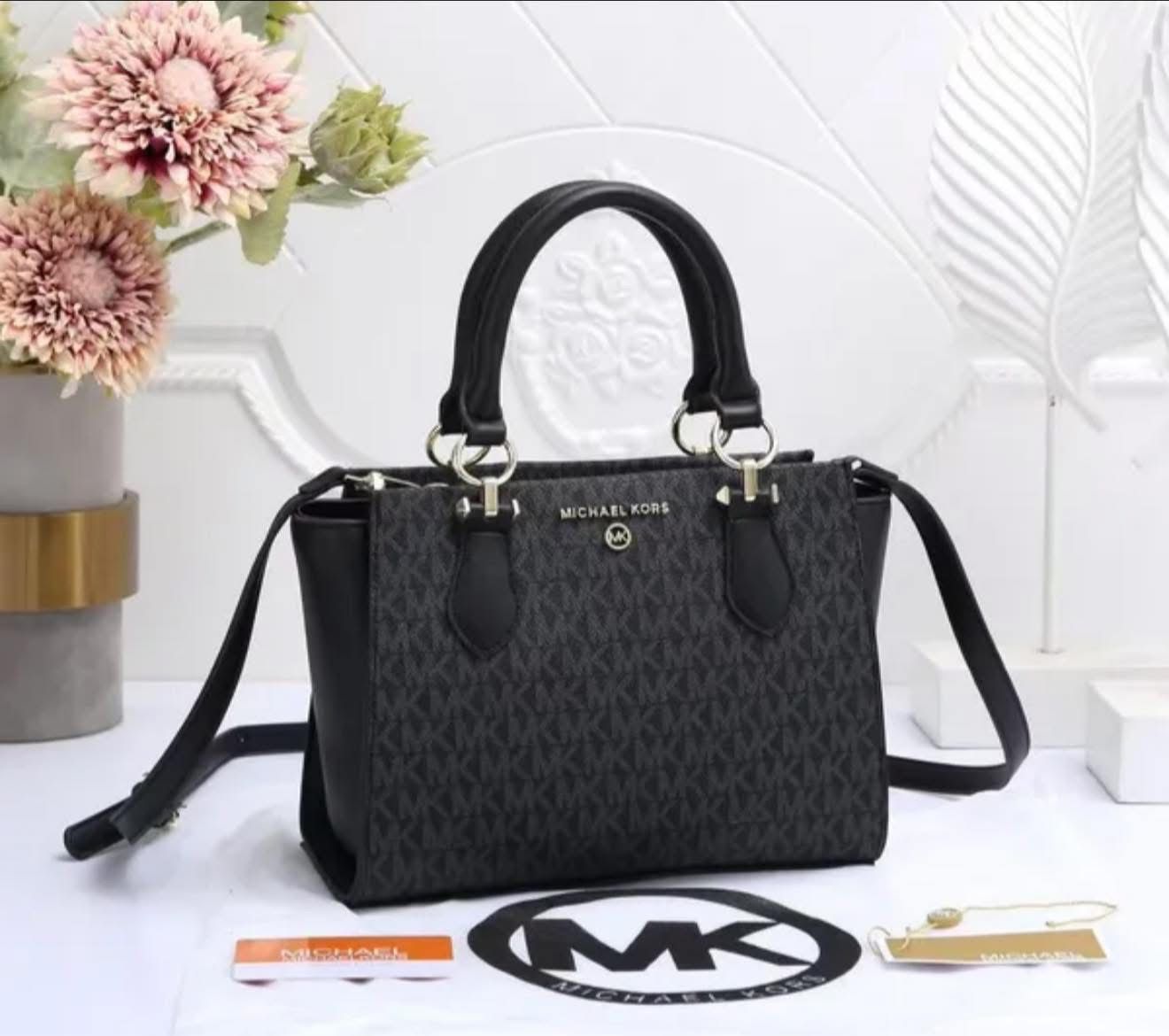 MICHAEL KORS-Inspired Handbag – Master Quality Women Bag with Full Branding & Accessories (Black)