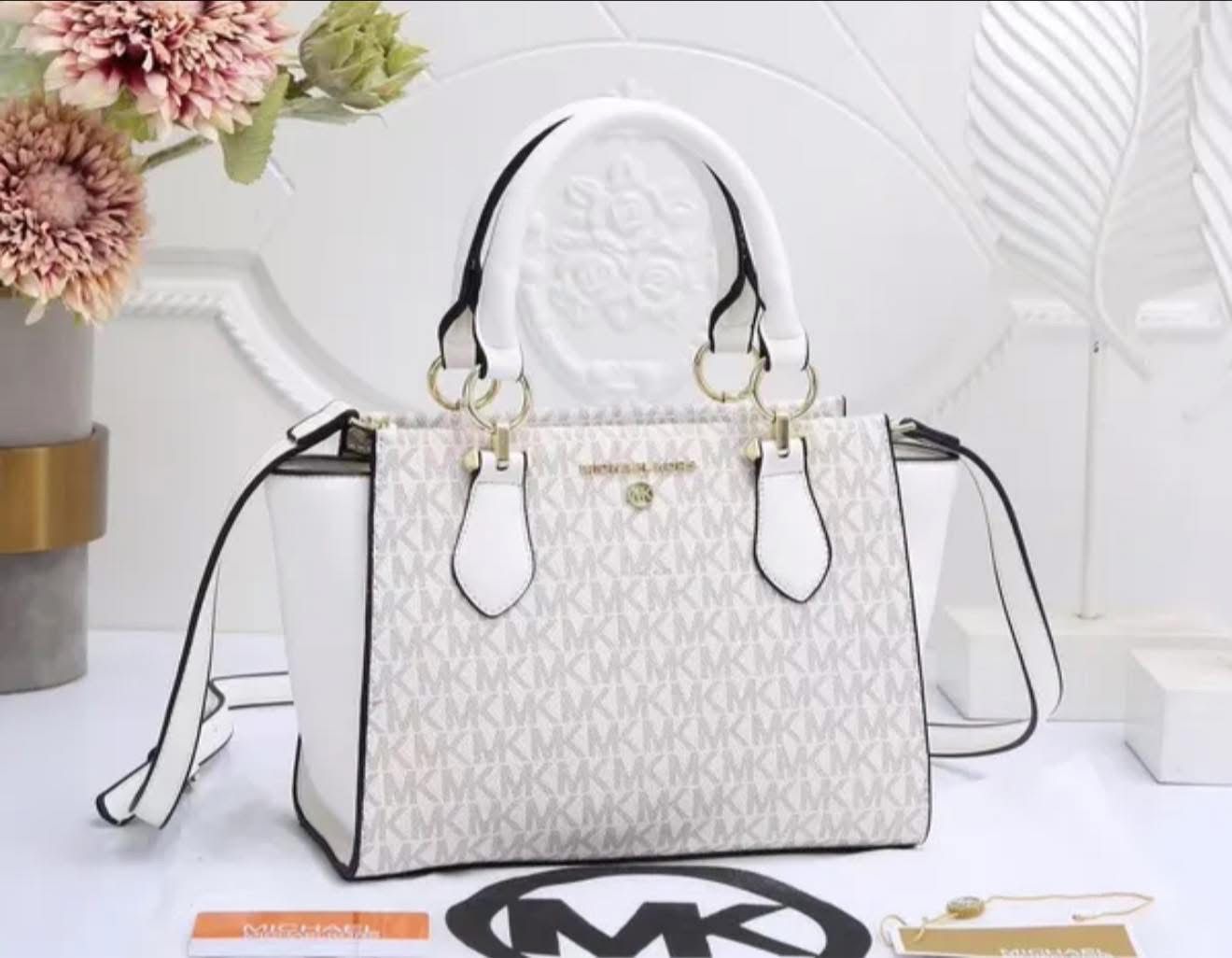 MICHAEL KORS-Inspired Handbag – Master Quality Women Bag with Full Branding & Accessories (Light Grey)